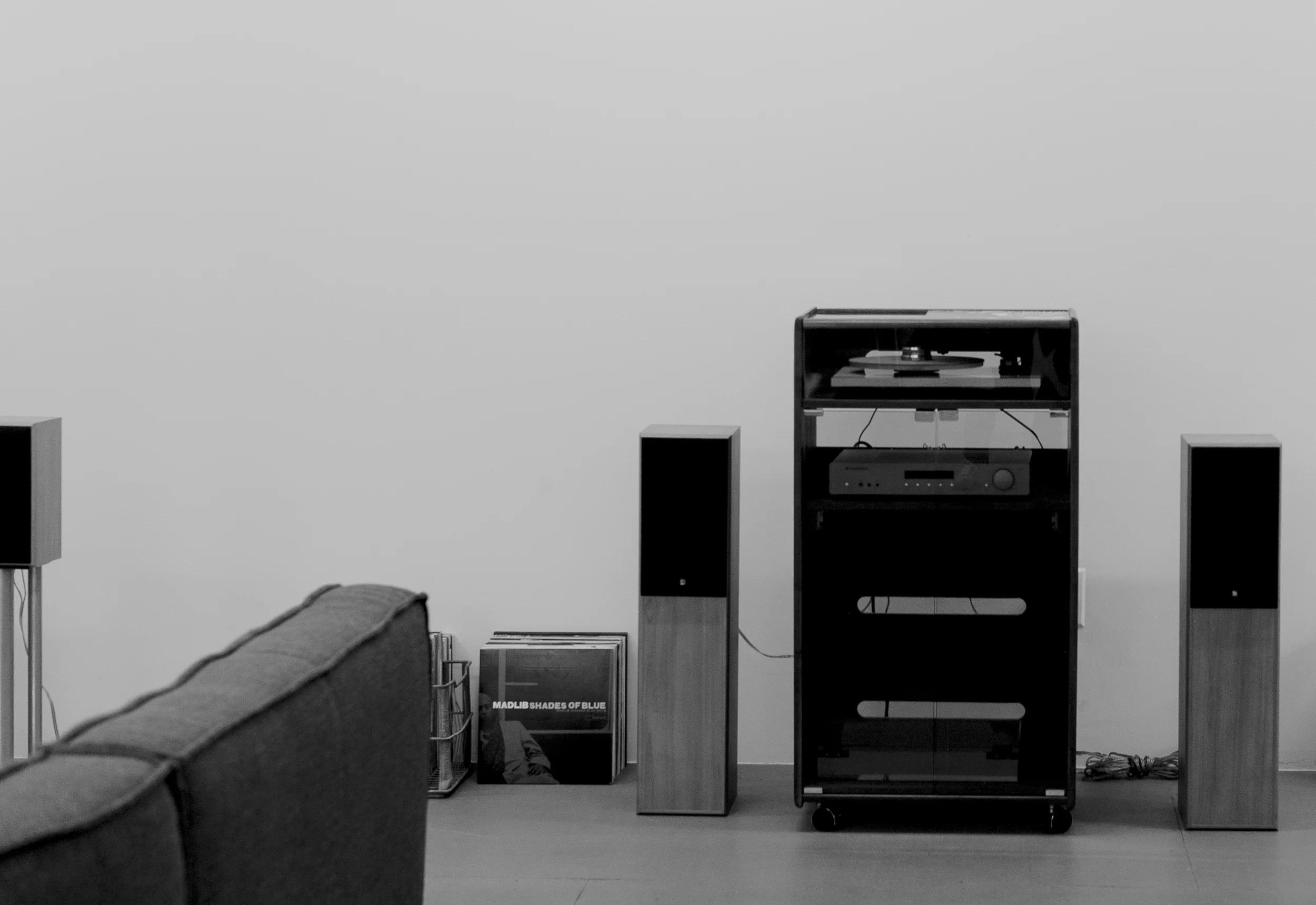 Stereo system at the IIIXL office