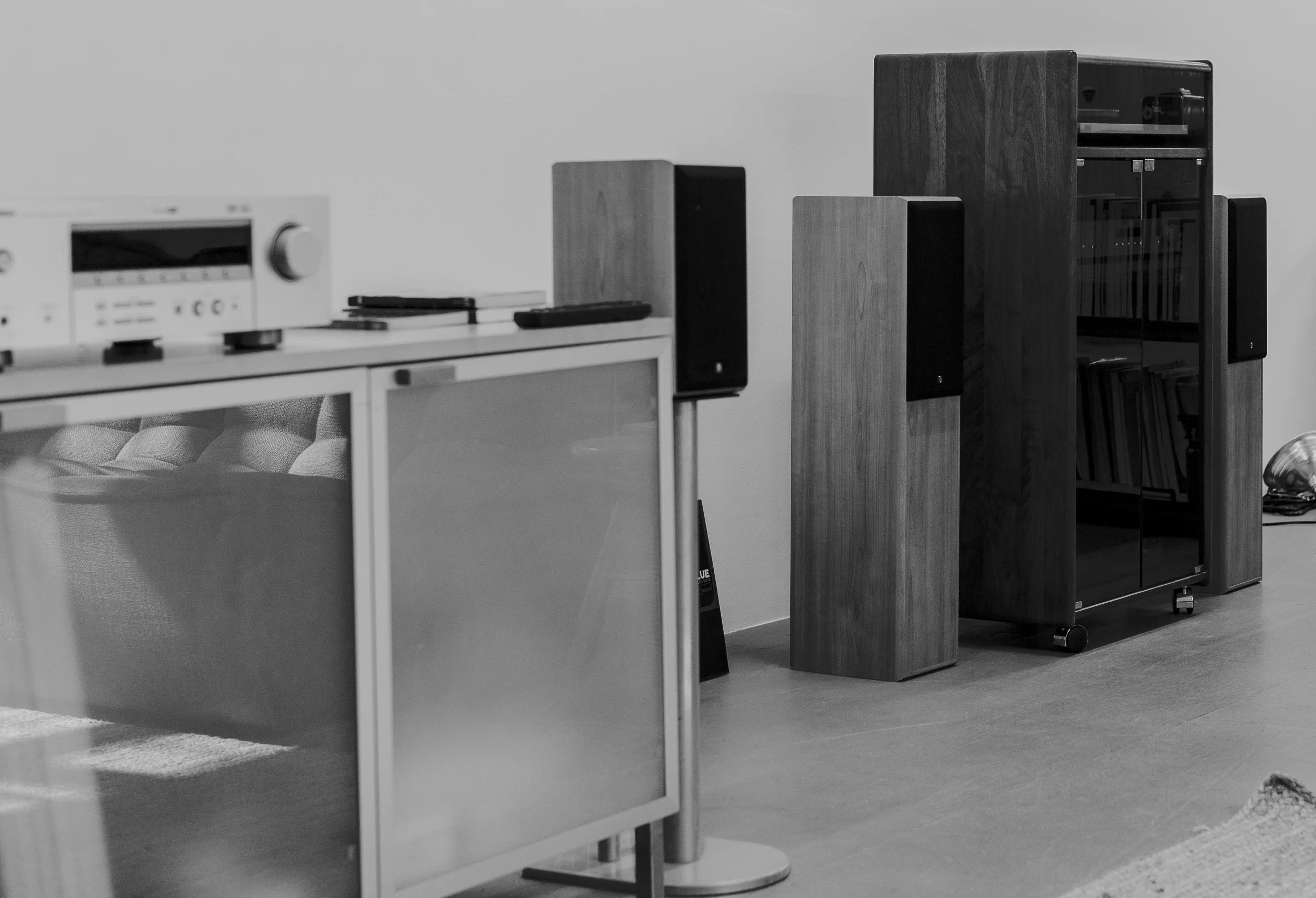 Stereo system at the IIIXL office